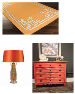Orange Interior Decorating Accessories