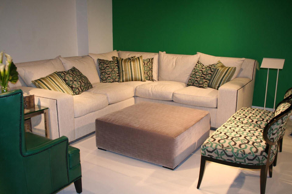 Emerald Green Living Rooms